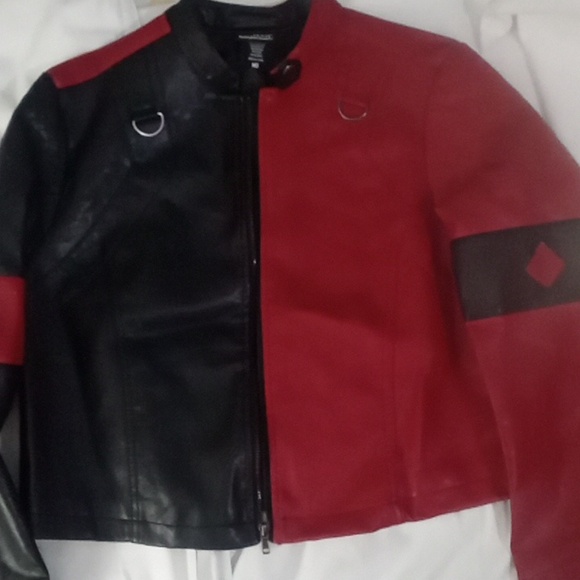 DC Comics Suicide Squad Harley Quinn Live fast Die Clown woman's Jacket Cosplay - Picture 2 of 4